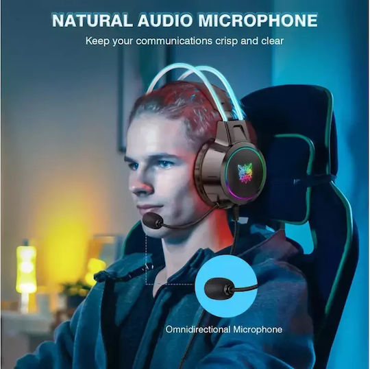 Onikuma X15 Pro Over Ear Gaming Headset με σύνδεση 3.5mm / USB