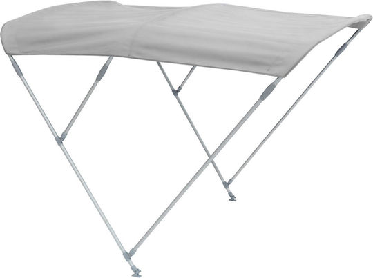 Eval Aluminium Boat Canopy L210xW190xH130cm Gray