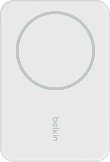 Belkin Boostcharge MagSafe Power Bank 5000mAh Λευκό