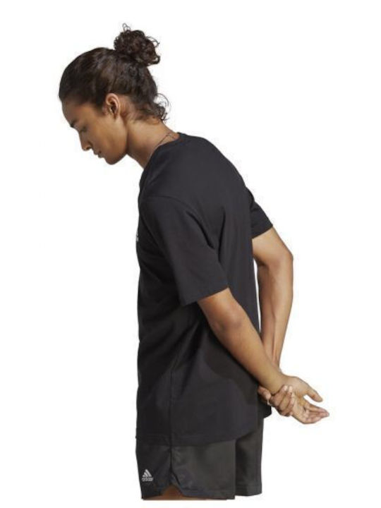 Essentials Single Athletic T-shirt Black