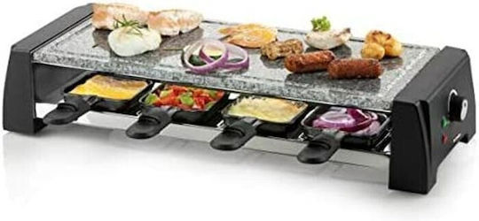 Domo Tischplatte Elektrogrill Glatte Platte 120W mit einstellbarem Thermostat