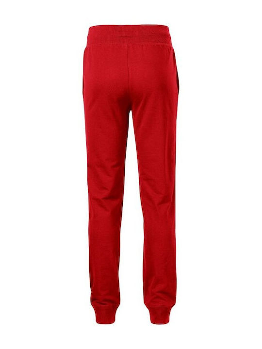 Malfini Rest Men's Sweatpants with Rubber Red