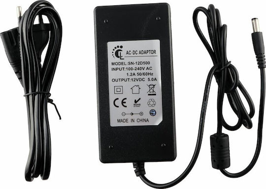 Volte-Tel Universal Τροφοδοτικό 12V 5A με Ισχύ 60W (8328589)