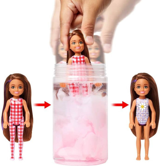 Barbie Πικ Νικ Κούκλα Color Reveal για 3+ Ετών