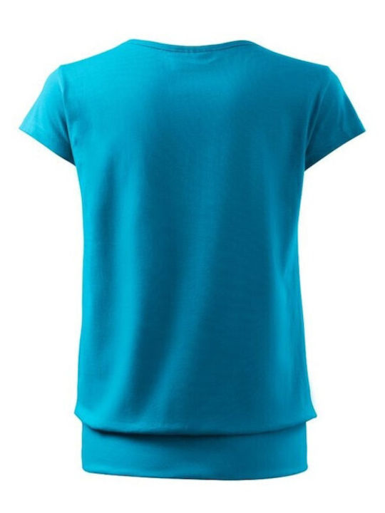 Adler Werbe-T-Shirt in Blau Farbe