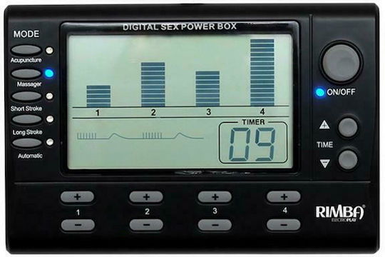 Rimba Electro Sex Power Box Set για Ηλεκτροδιέγερση with LCD Display