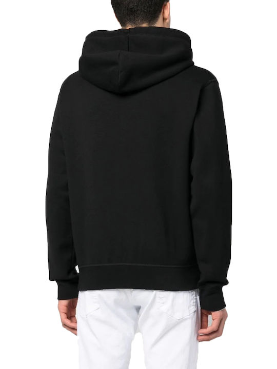 Dsquared2 Men's Sweatshirt Jacket with Hood Black