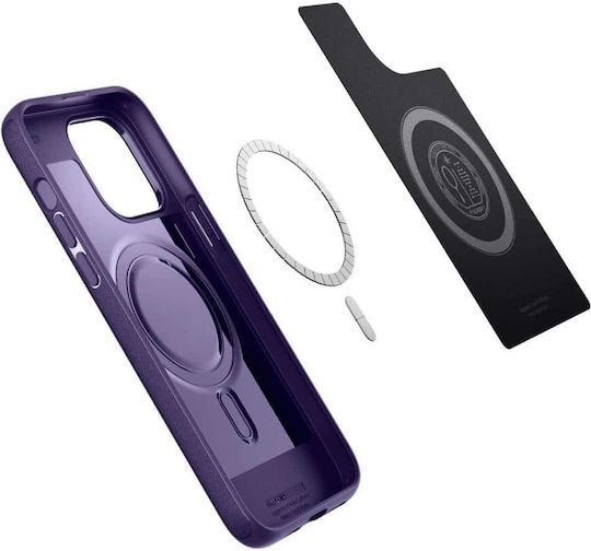 Spigen Mag Armor (MagFit) Umschlag Rückseite Silikon Lila (iPhone 14 Pro Max)