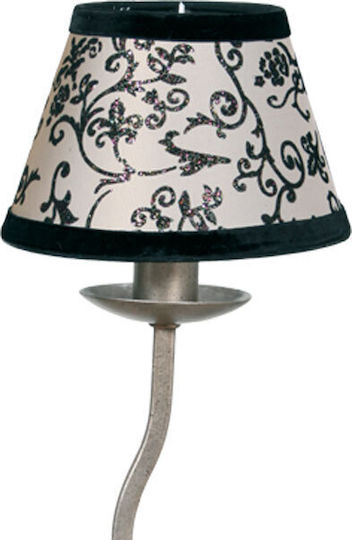 Gekas Retro Metal Lampă de masă pentru Soclu E14 cu Abajur și Bază Argintiu Gekas Retro Metal Lampă de masă pentru Soclu E14 cu Abajur și Bază Argintiu