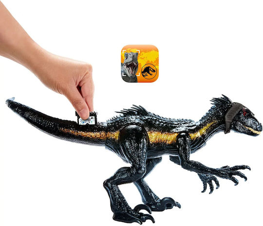 Φιγούρα Δράσης Super Attack Indoraptor Jurassic World Δεινόσαυρος με Ήχους και Φως για 4+ Ετών