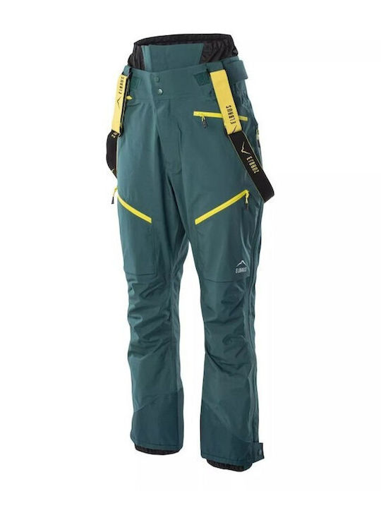 Elbrus Svean 92800439197 Men's Dungarees for Ski & Snowboard Green