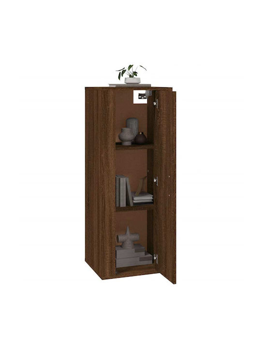 Ντουλάπι Τοίχου Καφέ Δρυς 40x34.5x100εκ.
