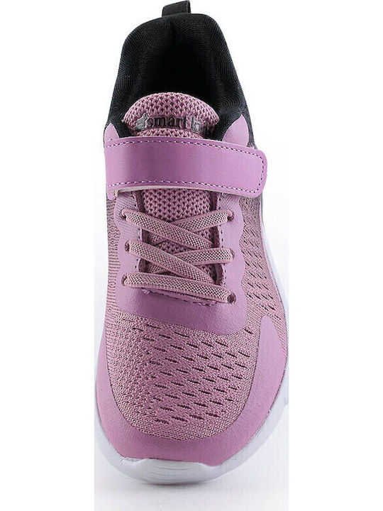 14035SD Kinder Sneakers mit Klettverschluss Fuchsie