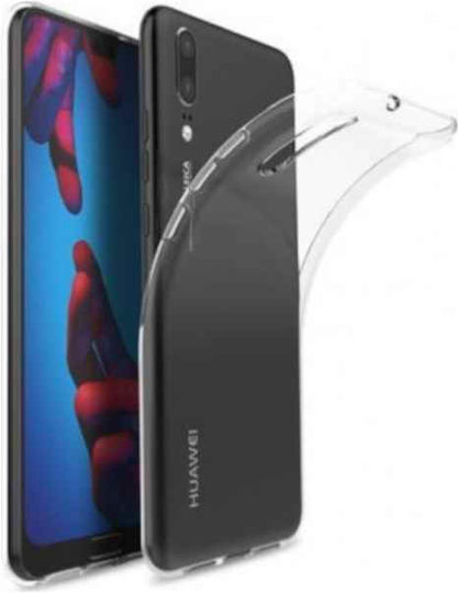 Forcell Ultra Slim 0.3mm Задна корица Силикон 0.3мм Прозрачен (Huawei P20)