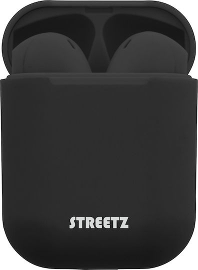Streetz TWS-0003 Earbud Bluetooth Handsfree Earphones with Charging Case Black