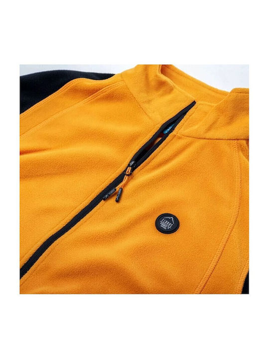 Cardigan pentru copii Fleece Galbenă