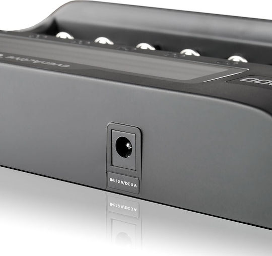 everActive UC-800 Ladegerät 8 Batterien Li-Ion/Ni-MH Größe AA/AAA/D/18650/16340/26650/14500