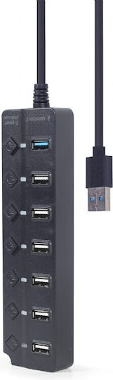 Gembird Hub USB 2.0 cu 7 Porturi și Conectare USB-A