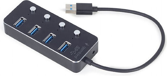 Gembird Hub 4 Porturi USB 3.1 Cu Conectare USB-A