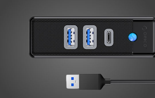 Orico Adapter Hub 3 Anschlüsse USB 3.0 mit USB-A Anschluss