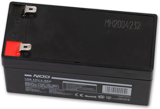 NOD UPS Battery with Capacity 1.3Ah and Voltage 12V 141-0144 1pcs