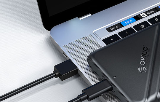 Orico Hard Drive Case 2.5" SATA III with connection Type-C in Schwarz color