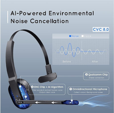Eksa H5 Wireless On Ear Multimedia Headphone with Microphone Bluetooth