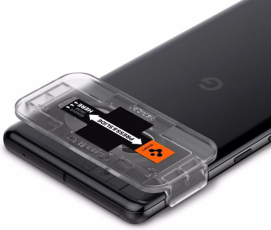 Spigen Optik Προστασία Κάμερας Tempered Glass Μαύρο για το Google Pixel 7 Pro