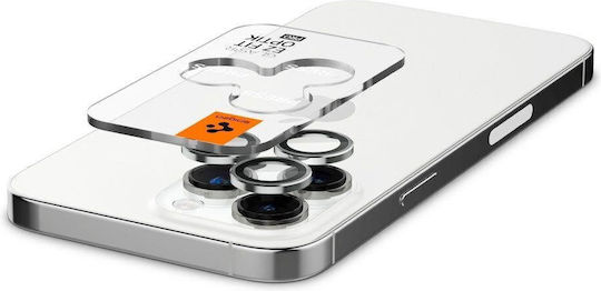 Spigen EZ Fit Optik Pro Протектор за камера Закалено стъкло Silver за iPhone 14 Pro / 14 Pro Max - iPhone 14 Про / 14 Про Макс