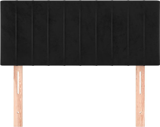 vidaXL Κεφαλάρι Κρεβατιού Υφασμάτινο Μαύρο 80x78cm