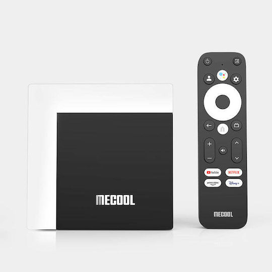Mecool ТВ кутия KM7 Plus MCL-KM7PLUS 4K UHD с WiFi USB 2.0 2GB RAM и 16GB Памет за съхранение с Операционна система Android 11.0 и Google Assistant
