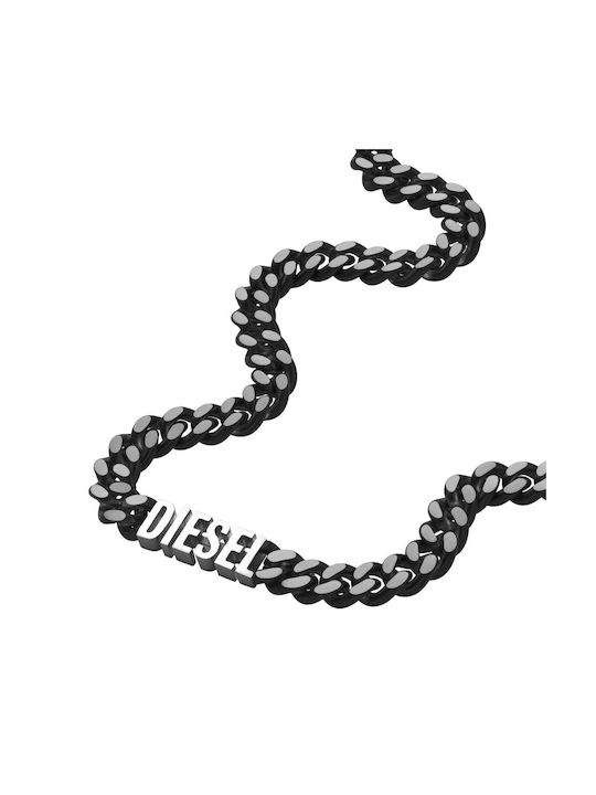 Diesel Necklace from Gold Plated Steel