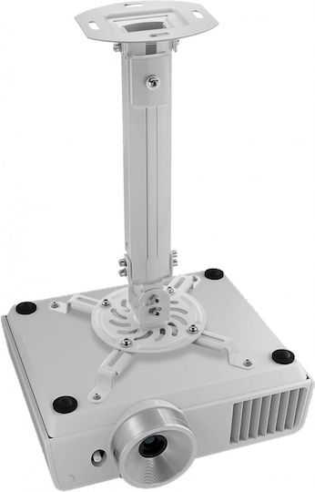 Techly Projector Mount Ceiling ICA-PM-18S with Maximum Load Capacity of 13.5kg Silver