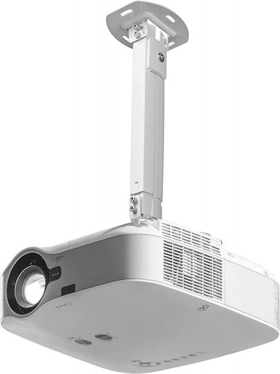 Techly Projector Mount Ceiling ICA-PM-18S with Maximum Load Capacity of 13.5kg Silver