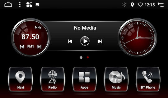 Digital IQ Auto-Audiosystem für Fiat Vollrück Mitsubishi L200 2015+ mit A/C (Bluetooth/USB/AUX/WiFi/GPS/Apple-Carplay/Android-Auto/Notenblätter) mit Touchscreen 9"