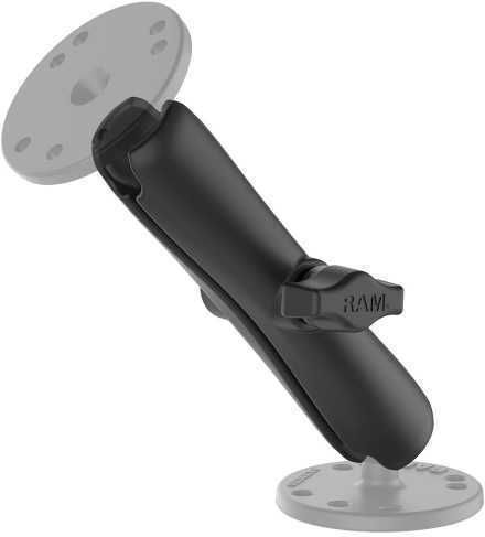 RAM Mount Long Metallic Black Arm for Motorcycle Mobile Mount