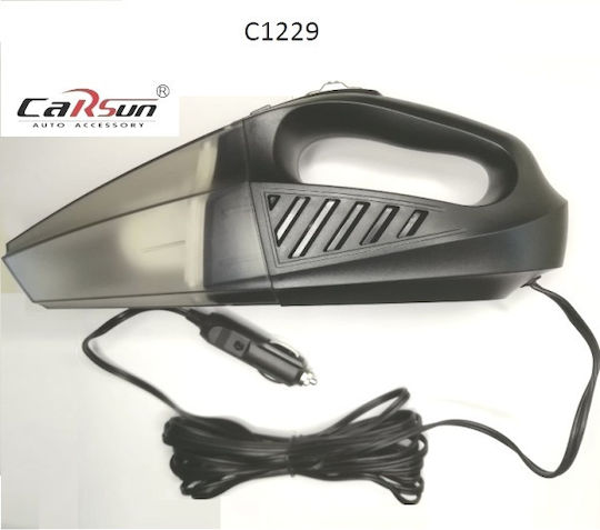 Carsun C1229 Car Handheld Vacuum Dry Vacuuming / Liquids with Lighter Cable 12V