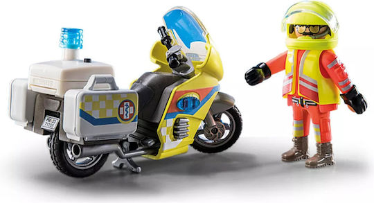Playmobil Stadtleben Rettungssanitäter mit Motorrad für 4-10 Jahre