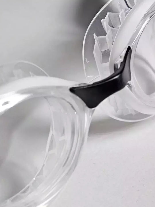 Arena Air Bold Swipe Racing Swimming Goggles Adults with Anti-fog Lenses White