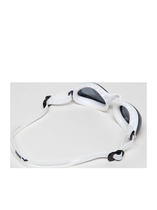 Arena Air Soft Swimming Goggles Adults with Anti-Glare Lenses White
