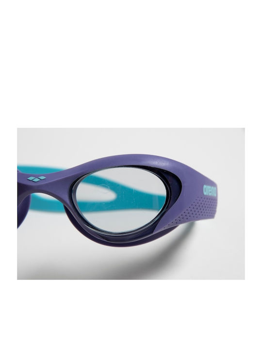 Arena The One Swimming Goggles for Adults with Anti-Glare Purple Lenses