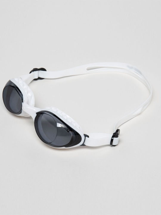 Arena Air Soft Swimming Goggles Adults with Anti-Glare Lenses White