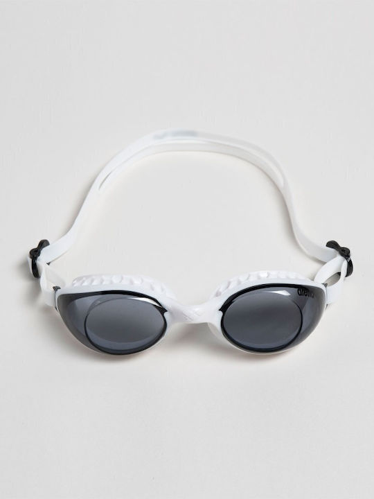 Arena Air Soft Swimming Goggles Adults with Anti-Glare Lenses White
