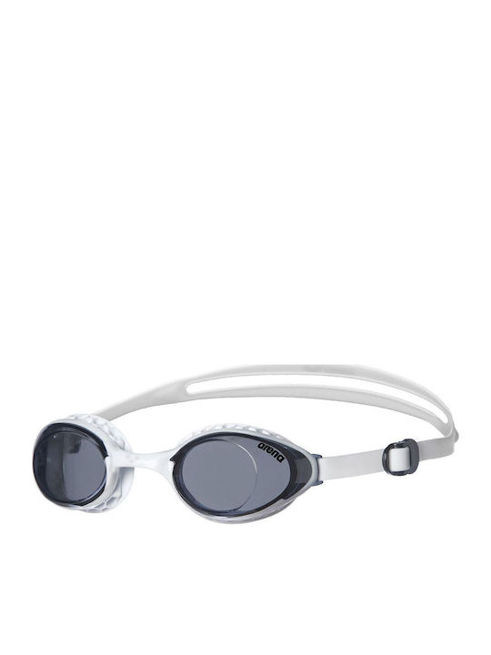 Arena Air Soft Swimming Goggles Adults with Anti-Glare Lenses White