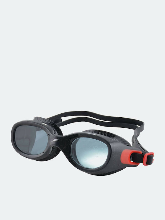 Speedo Futura Classic Swimming Goggles Adults with Anti-fog Lenses Black