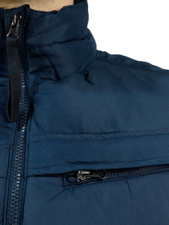 Ärmellose Jacke Blau 11-200003 DARK NAVY