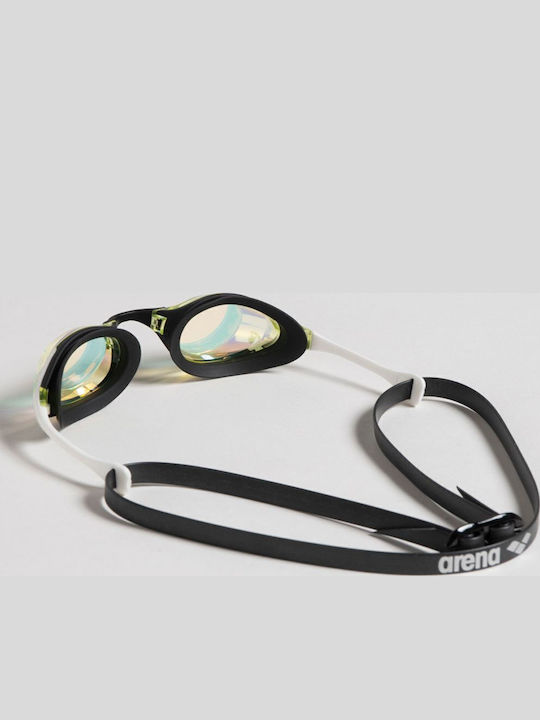 Arena Cobra Core Swipe Schwimmbrille Erwachsene mit Antibeschlaggläsern Schwarz