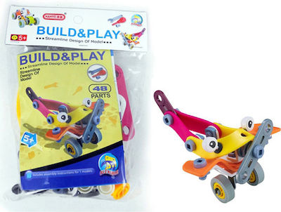 Ανέλιξη Plastic Construction Toy Build&Play - Αεροπλάνο Kid 5++ years