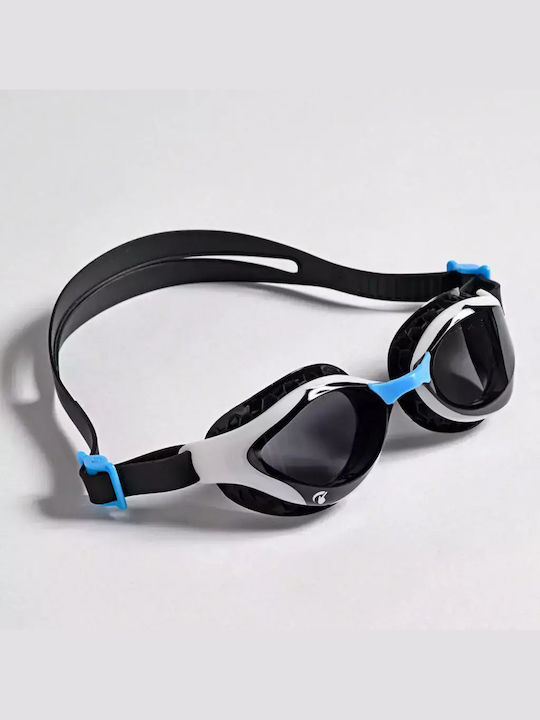 Arena Air Bold Swipe Swimming Goggles Adults with Anti-fog Lenses Black