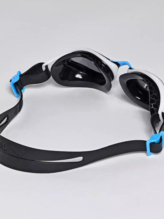 Arena Air Bold Swipe Swimming Goggles Adults with Anti-fog Lenses Black